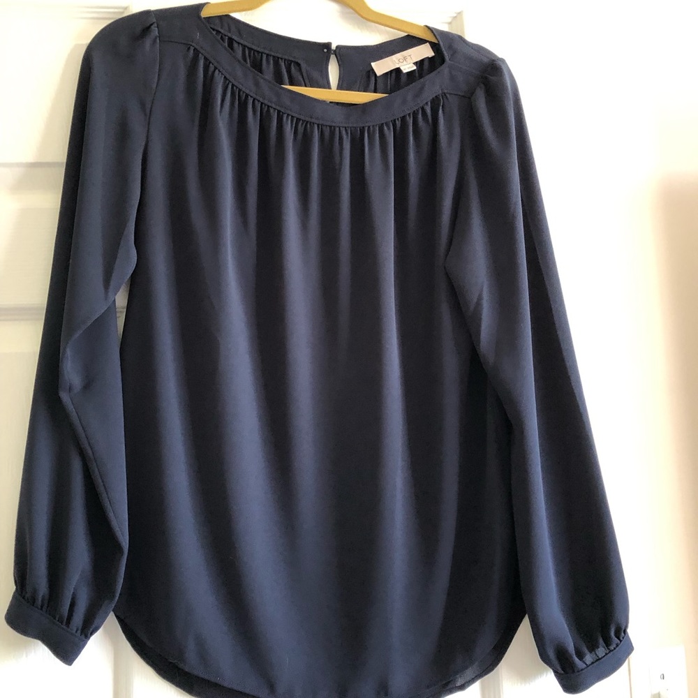 Blue Blouse, long sleeve